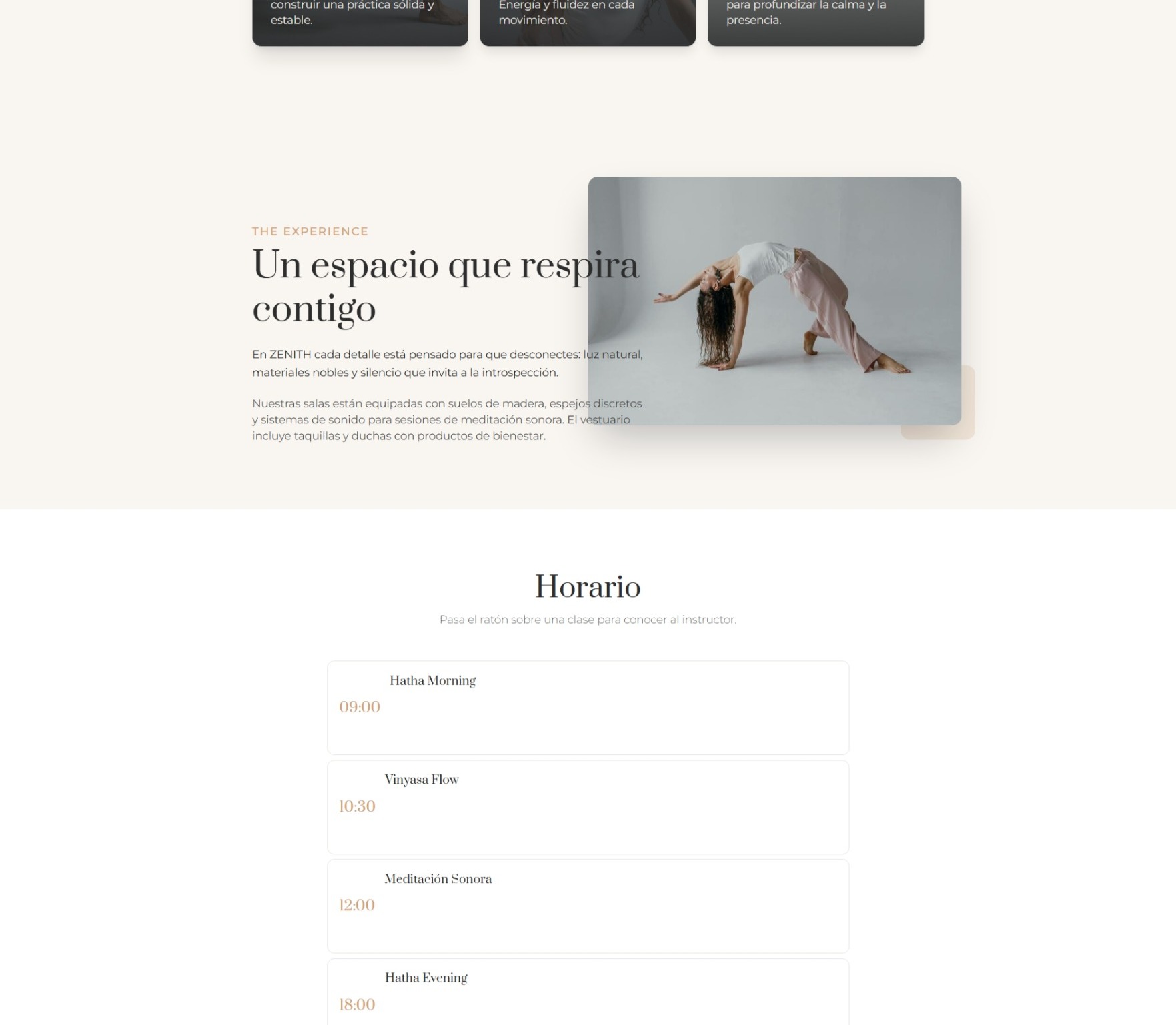 ZENITH YOGA & SPA - Vista 2